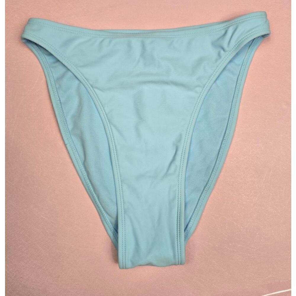 Wild Fable Extra High Leg Blue Bikini Bottom  Small